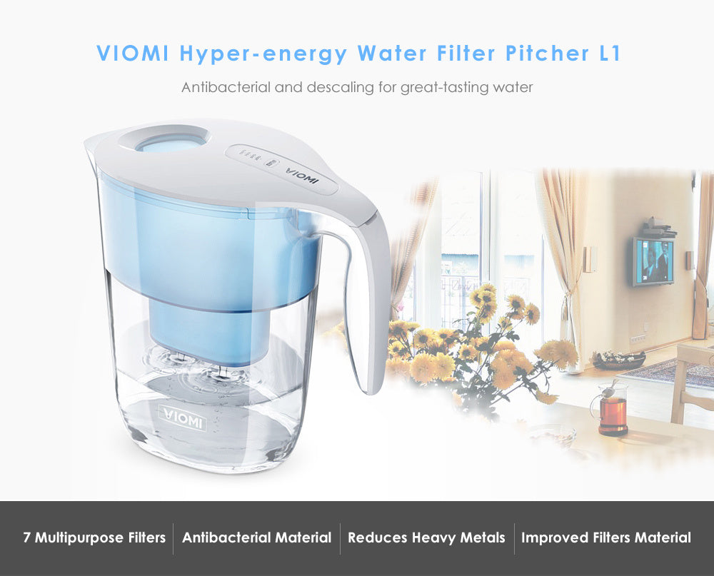 Home Water Purification Pitcher – 3.5L with Multi-Layered Filtration